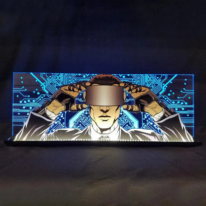 Johnny Mnemonic Pinball Machine 3D Acrylic LED Topper, for Pinball Machine, Pinball Topper FYLZGO Signs