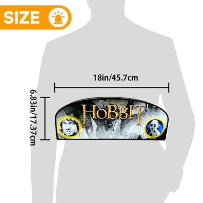The Hobbit Pinball Topper LED Lightbox for Jersey Jack Pinball Machine, 3D Printed Lightbox Rock Your Game FYLZGO Signs