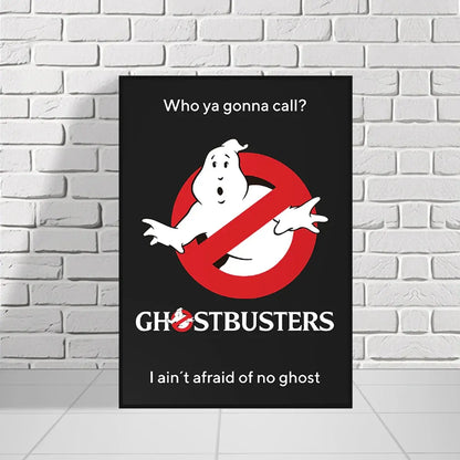 Ghostbusters Movie Poster LED Lightbox,Ghostbusters 3D Lightbox, I Aint Afraid of No Ghost lightbox Dimmable & USB FYLZGO Signs