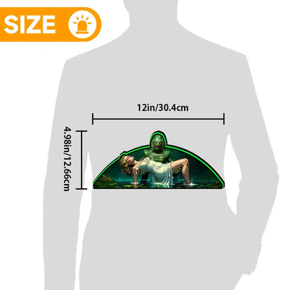 Creature From The Black Lagoon Pinball Topper for Midway Pinball Machine, 3D Printed Lightbox USB Powered & Full Dimmable FYLZGO Signs
