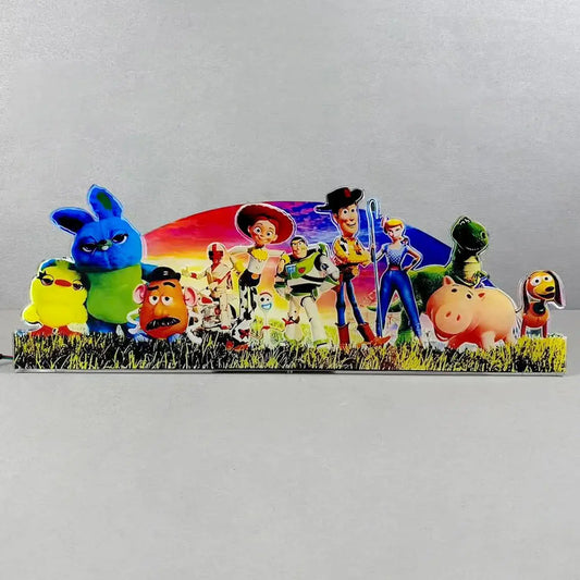 Toy Story 4 Pinball Acrylic LED Topper, for Jersey Jack Pinball Machine, Pinball Topper FYLZGO Signs