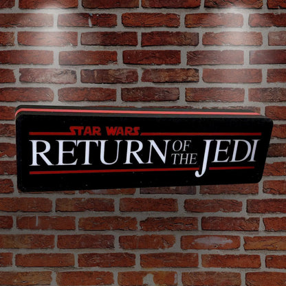 Star Wars Return Of The JEDI 3D Printed Lightbox Handmade,  Star Wars Led Wall Sign, Gift for Star Wars Fans FYLZGO Signs