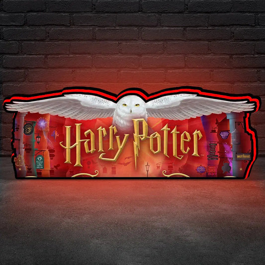 Harry Potter Pinball Topper for Jersey Jack Pinball Machine, 3D Printed Lightbox USB Powered & Full Dimmable FYLZGO Signs