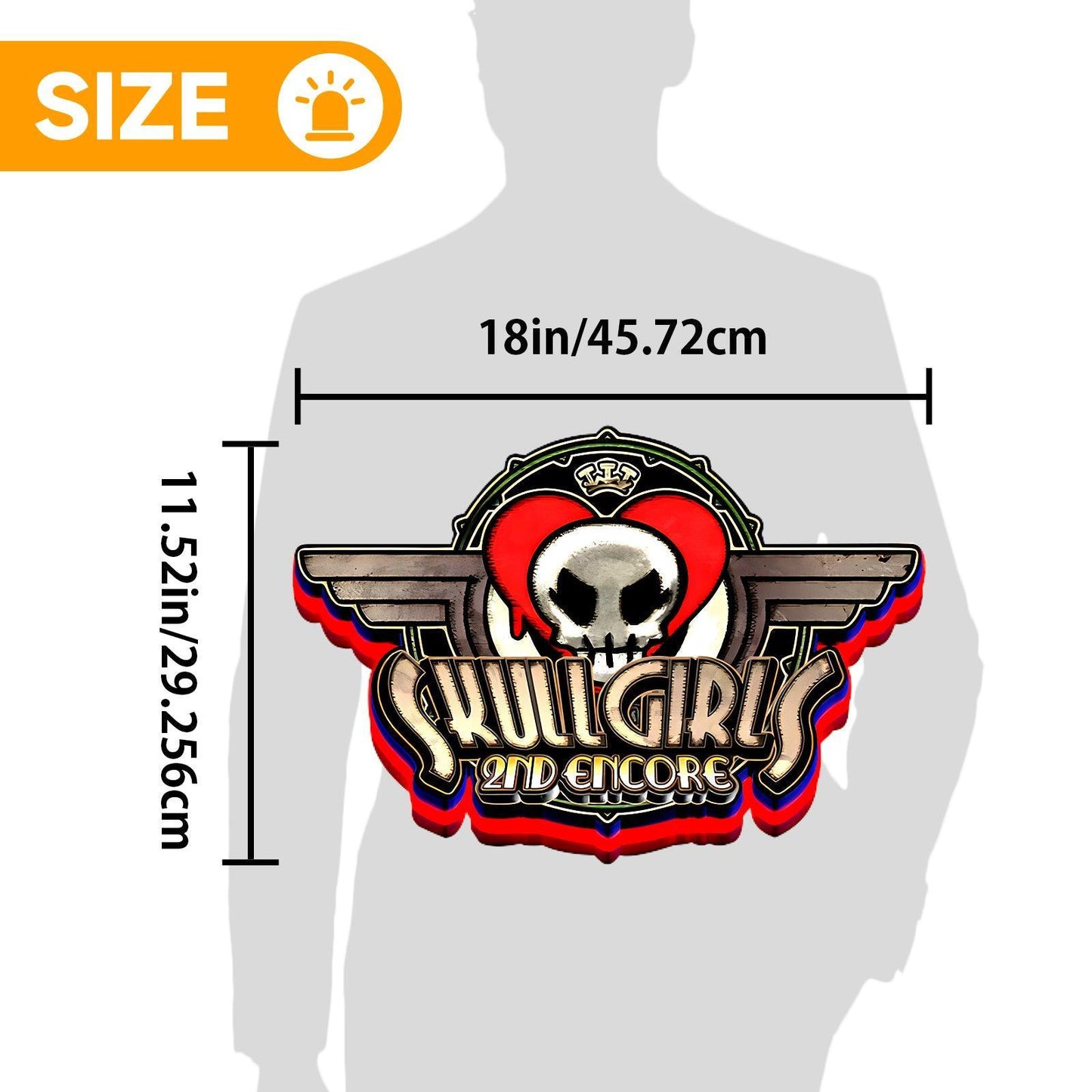 Skullgirls 2nd Encore Game Logo Lightbox LED Sign Custom for Decor FYLZGO Signs