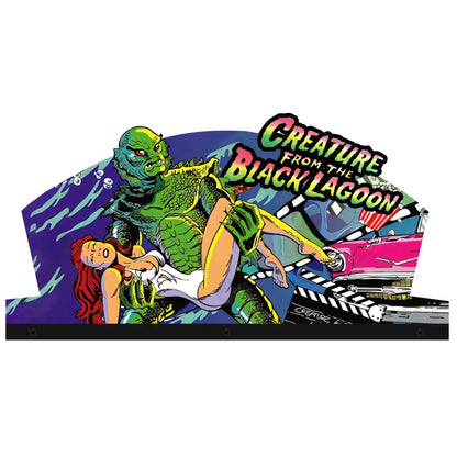 Creature from the black lagoon Topper Pinball Topper 3D Acrylic LED Topper, For Bally Pinball Machine FYLZGO Signs