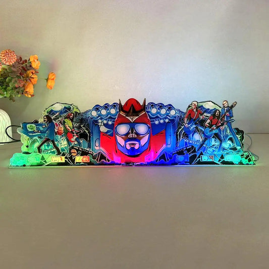 Foo Fighters FooBot Pinball Acrylic LED Topper, for Pinball Machine, Pinball Topper FYLZGO Signs