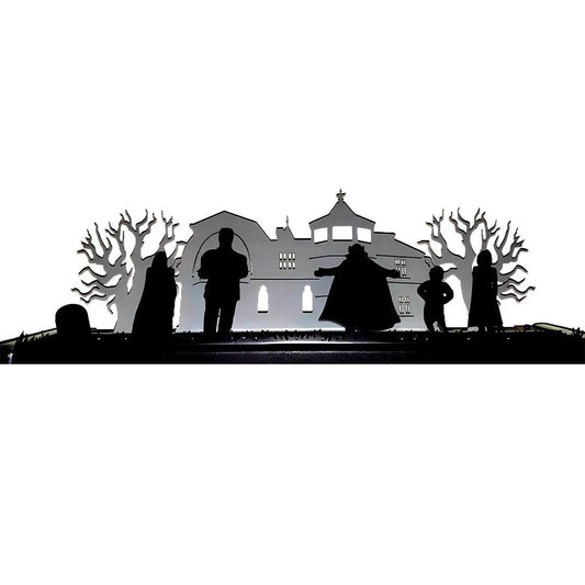 The Munsters Pinball Silhouette Topper FYLZGO Signs