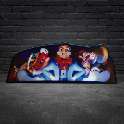 Funhouse 2.0 Pinball Topper LED Lightbox, 3D Printed Lightbox Rock Your Game FYLZGO Signs