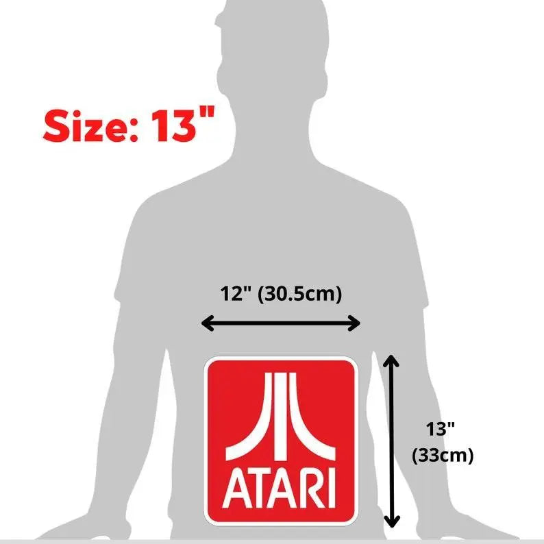 ATARI Sign for Gaming Room Decor, USB Powered Extra Long Cable, Full Dimming Control, Include Both Adhesive & Non Adhesive Wall Mount Kit FYLZGO Signs