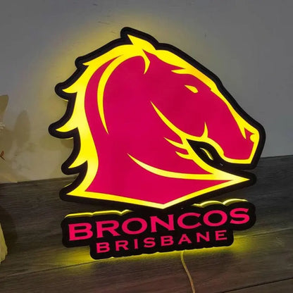 Sports Team Logo Lightbox / Lamp, Custom Sports Team Neon Sign, Sports Team Lamp Logo, Sports Fan Gift, Functional Dimmer, 5V, USB Plug In FYLZGO Signs