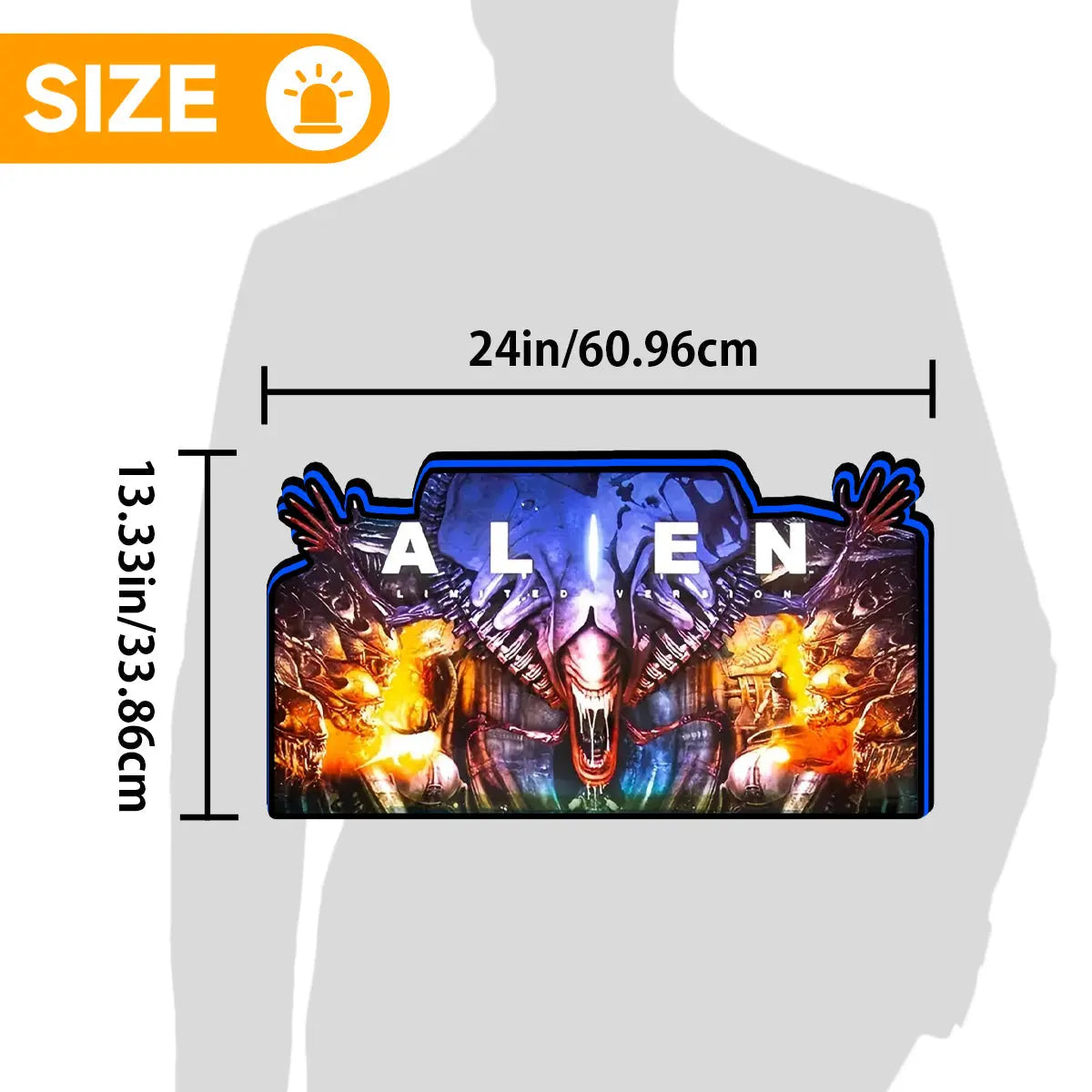 Alien Pinball Topper, for Pinball Brothers Pinball Machine, 3D Printed Lightbox USB Powered & Full Dimmable FYLZGO Signs