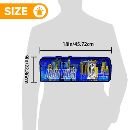 New Arrival John Wick Pinball Topper, Video Game Machine LED Lightbox , Pinball Arcade Decor FYLZGO Signs