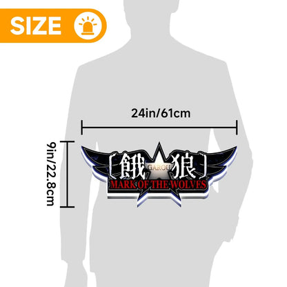 Mark of the Wolves 3D Printed LED Lightbox for Gaming Room Decor FYLZGO Signs
