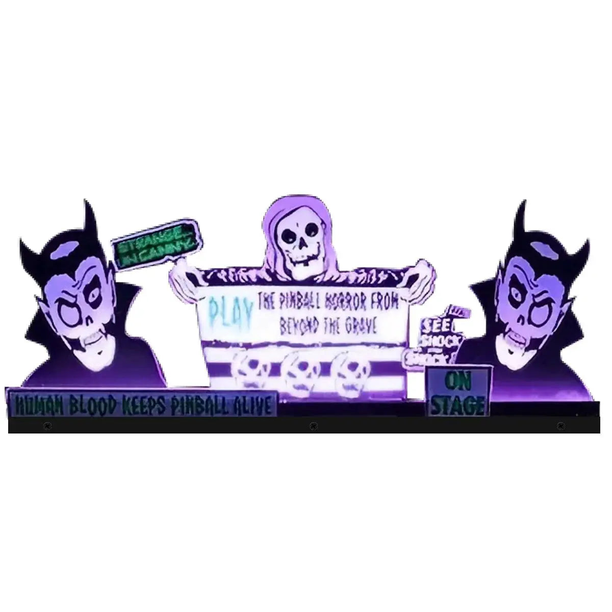 Rob Zombie Pinball Topper 3D Acrylic LED Topper, For Spooky Pinball Mahine, Pinball Topper FYLZGO Signs