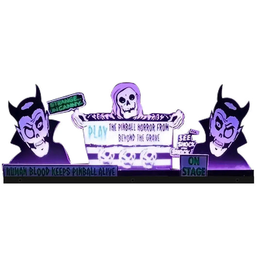 Rob Zombie Pinball Topper 3D Acrylic LED Topper, For Spooky Pinball Mahine, Pinball Topper FYLZGO Signs