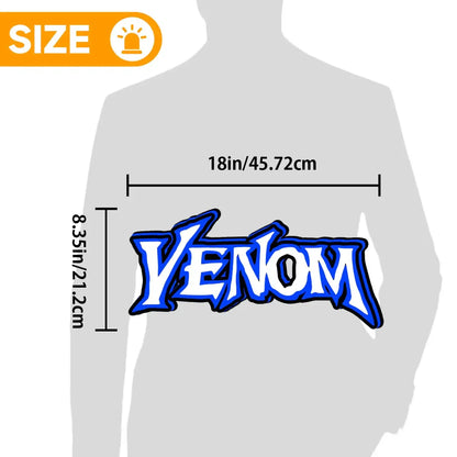 Venom Logo LED Light Box Fully Darkable USB Powered, Pinball Arcade Decor, Perfect for Game Room or Pinball Machine FYLZGO Signs