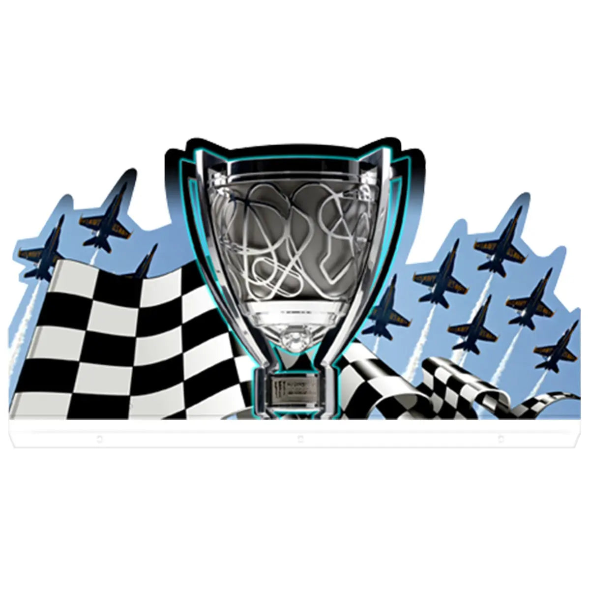NASCAR Pinball Topper, 3D Pinball Acrylic LED Topper, For Stern Pinball Machine, Pinball Topper FYLZGO Signs