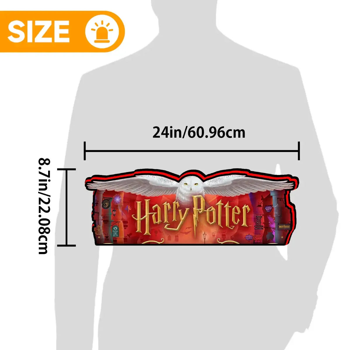 Harry Potter Pinball Topper for Jersey Jack Pinball Machine, 3D Printed Lightbox USB Powered & Full Dimmable FYLZGO Signs