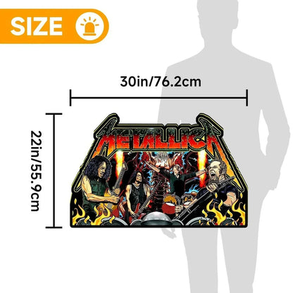 New Arrival Metallica Remastered Pinball Topper USB plug Dimmer Led 3D Lightbox FYLZGO Signs