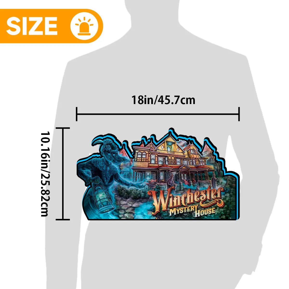 Winchester Mystery House Pinball Topper Lightbox for Barrel of Fun Pinball Machine, Arcade Gaming Light box for Man's Cave FYLZGO Signs