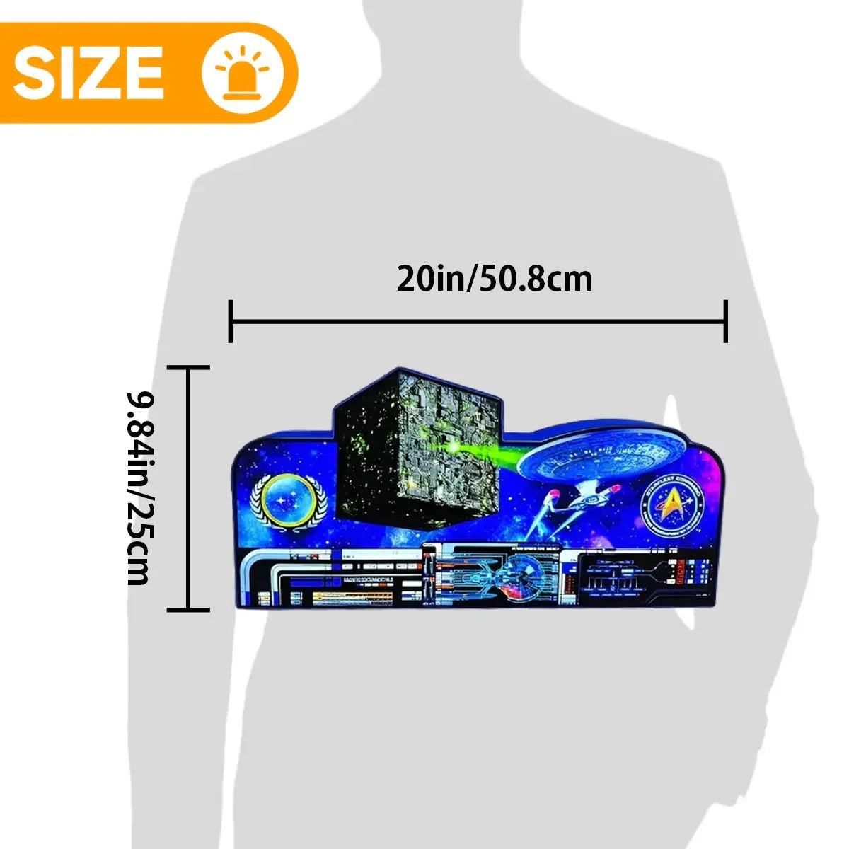 Star Trek Pinball Topper  Led Lightbox, USB plug Dimmer, Pinball Arcade Decor, Perfect for Game Room or Pinball Machine FYLZGO Signs