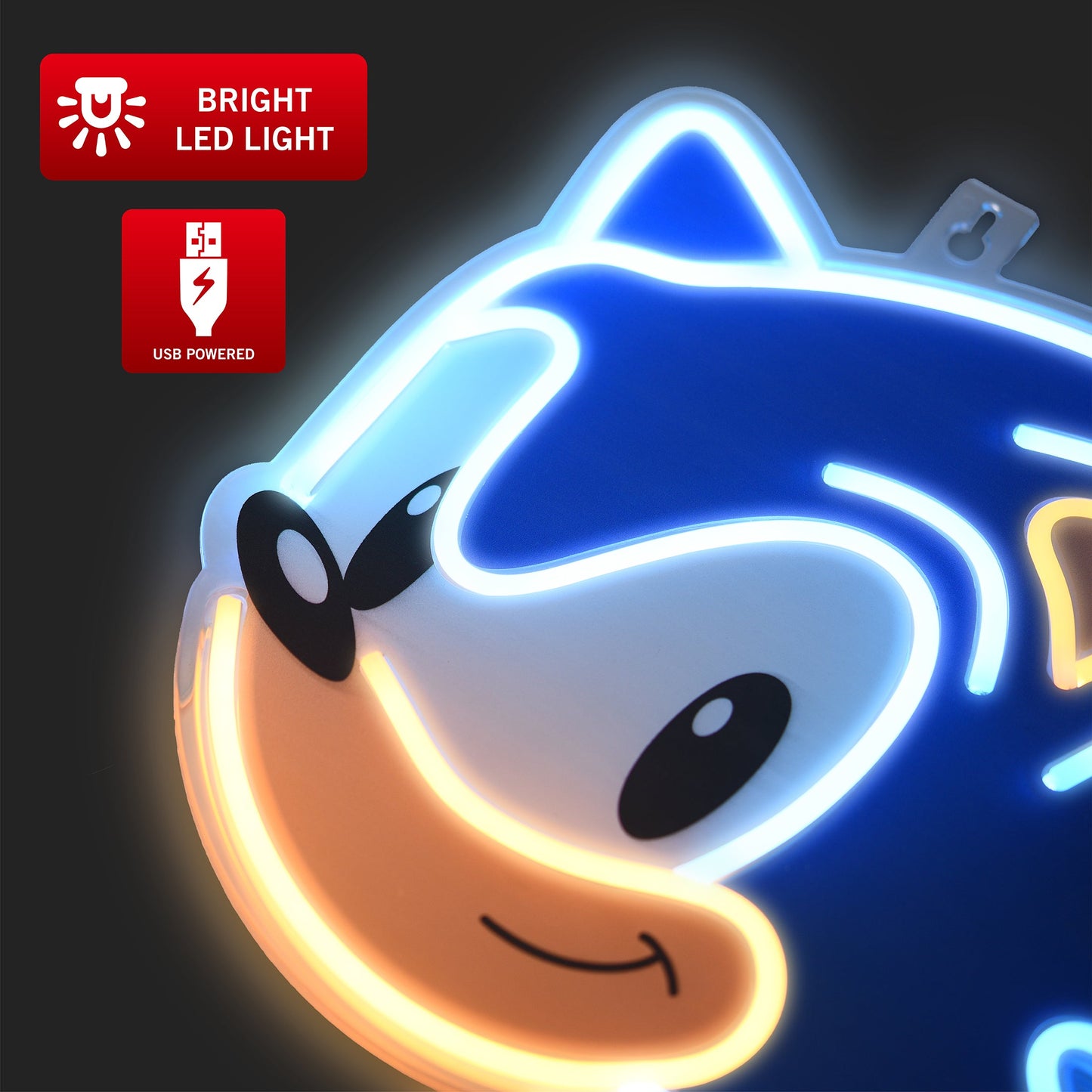Sega Classic Sonic The Hedgehog Neon Wall Light FYLZGO