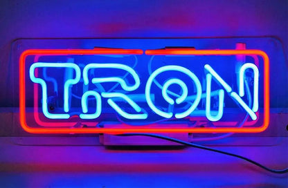 Tron Recognizer Game Acrylic 14" Neon Light Sign Lamp Bedroom Wall Decor Bar FYLZGO Signs