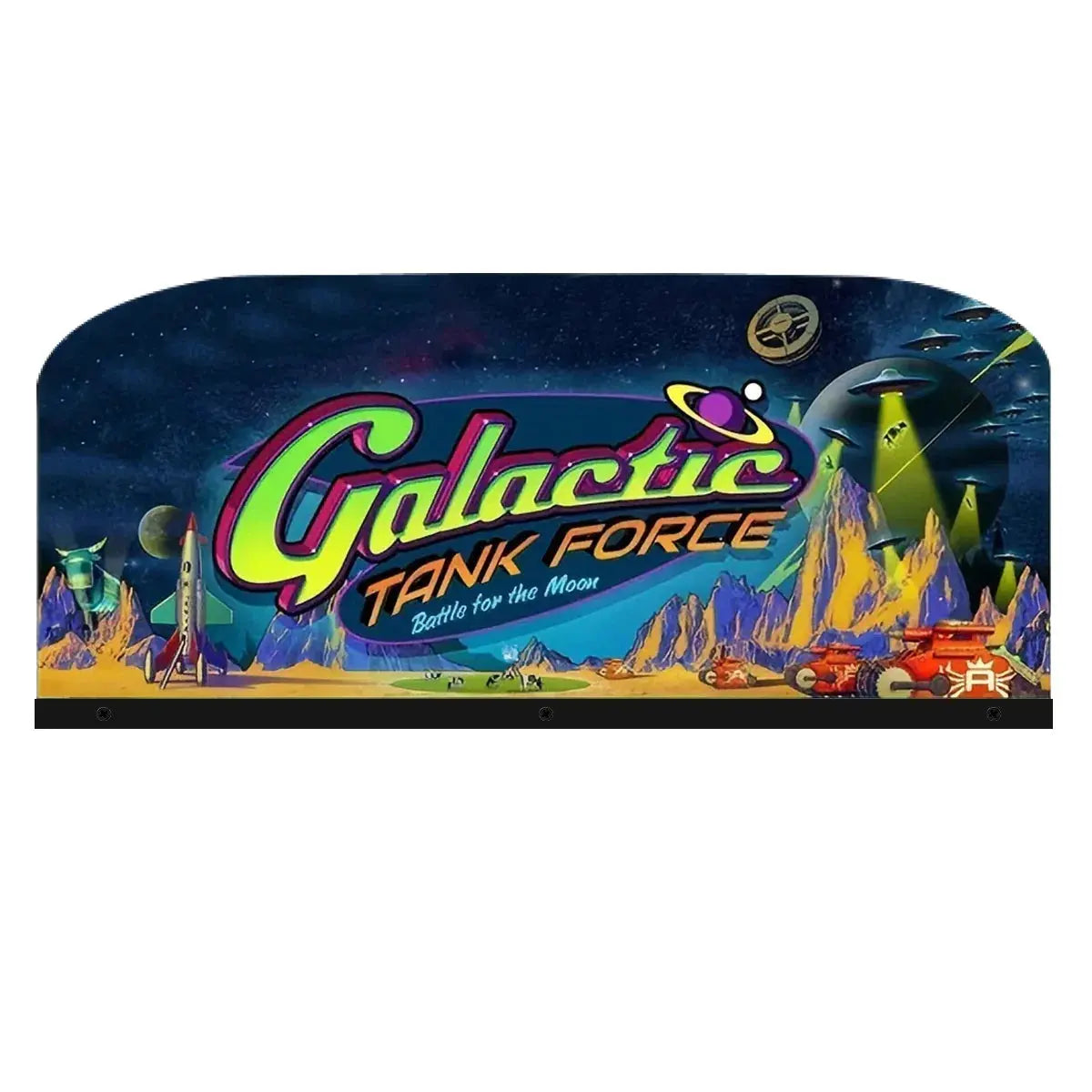Galactic Tank Force Pinball Topper 3D Acrylic LED Topper, For American Pinball Machine, Pinball Topper FYLZGO Signs