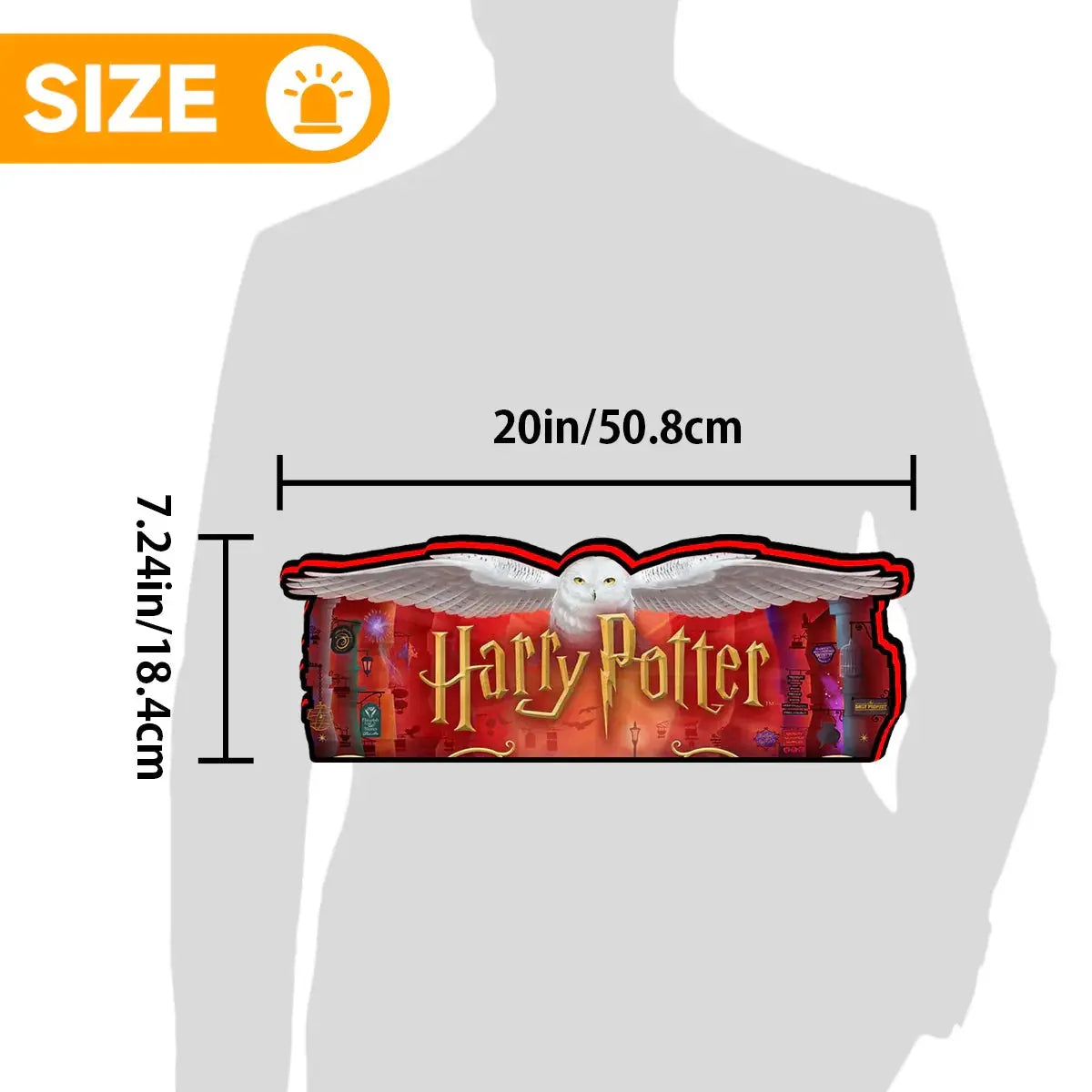 Harry Potter Pinball Topper for Jersey Jack Pinball Machine, 3D Printed Lightbox USB Powered & Full Dimmable FYLZGO Signs