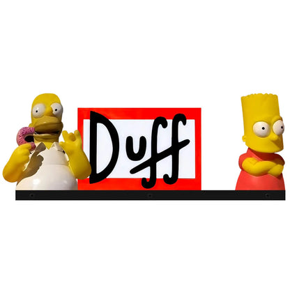 The SImpsons Duff Topper 3D Acrylic LED Topper, for Data East Pinball Machine, Pinball Topper FYLZGO Signs