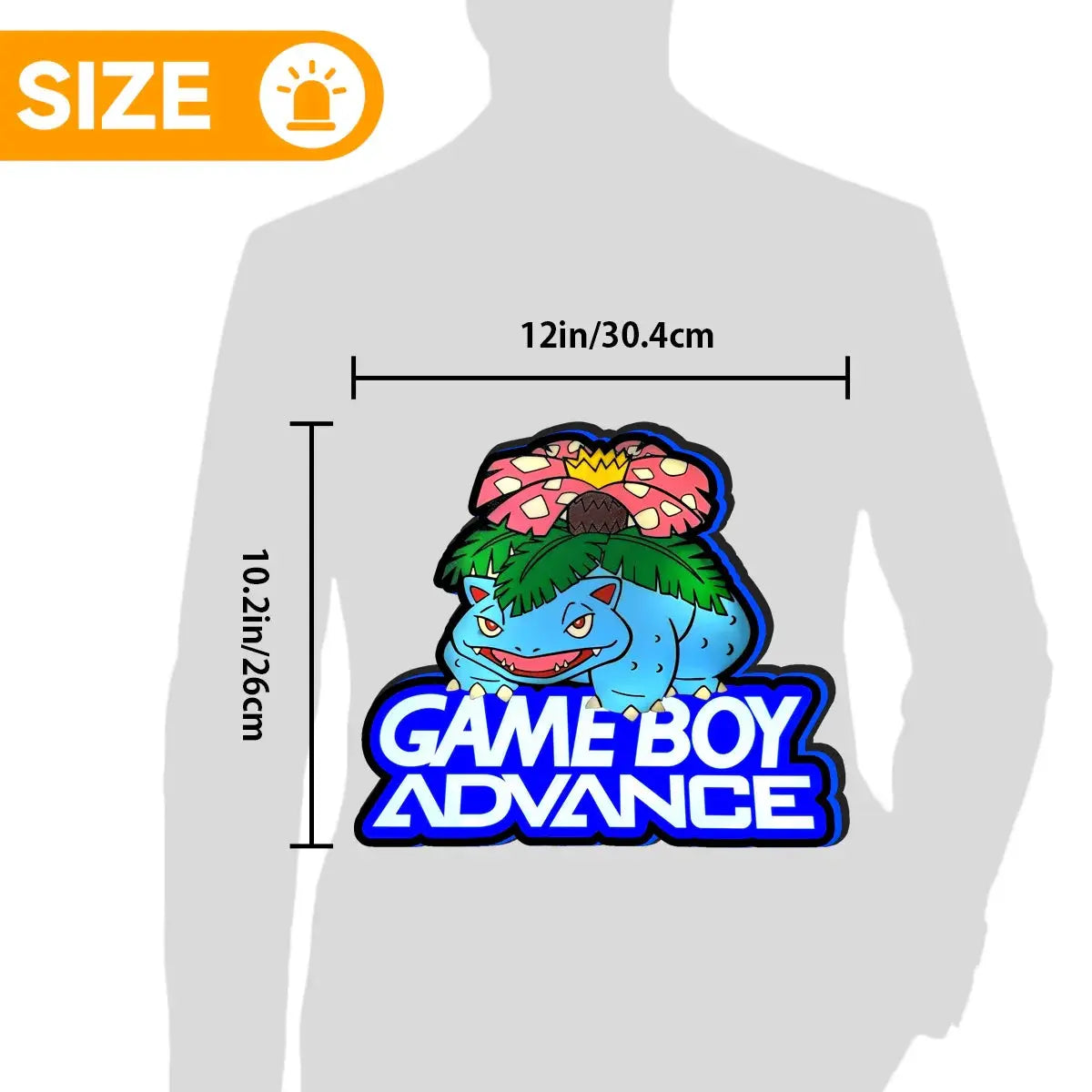 Gameboy Advance Pokemon Leaf Green Cartridge Nintendo LED Light Box, Perfect for Game Room FYLZGO Signs