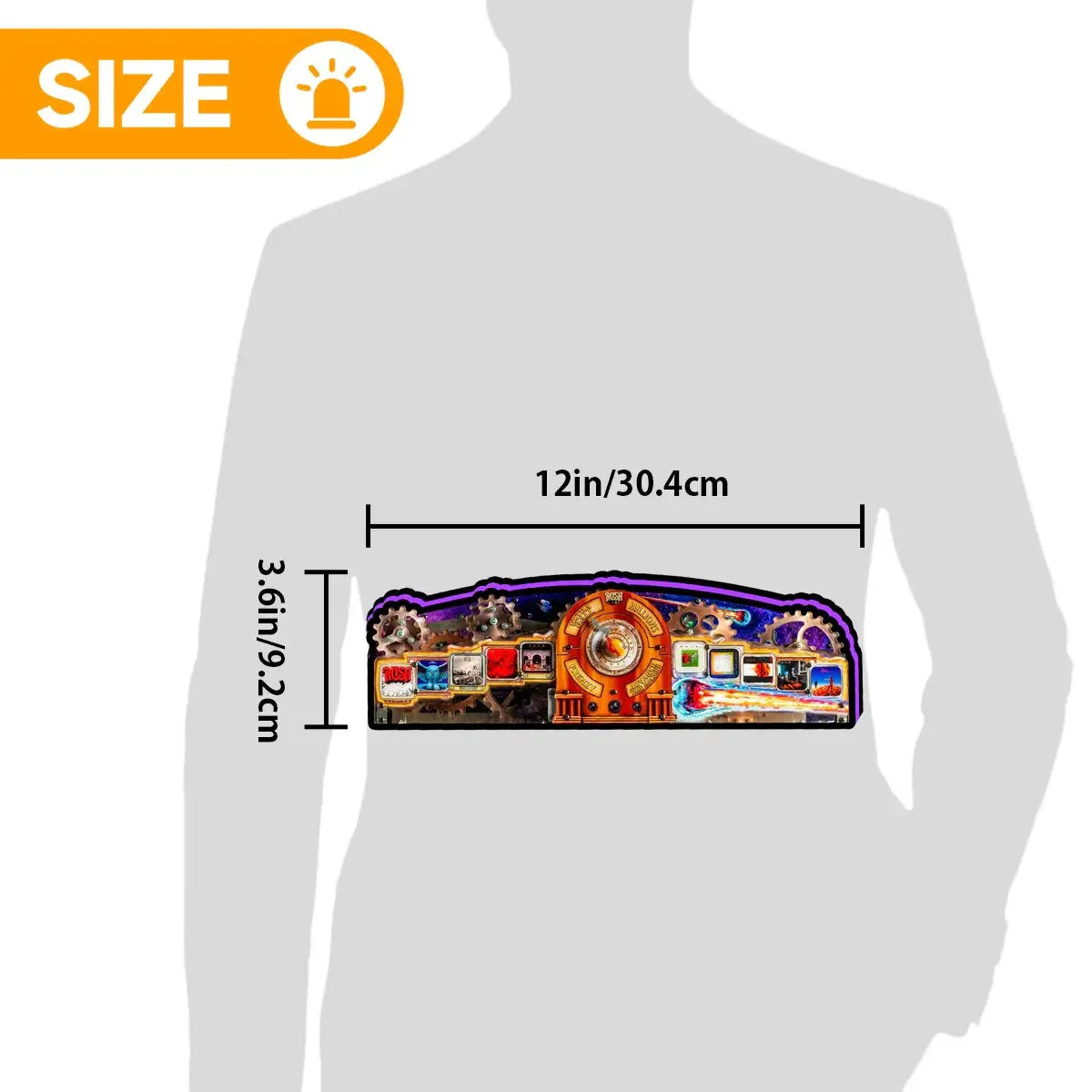 New Arrival Rush Pinball Topper  Led Lightbox, USB plug Dimmer, Pinball Arcade Decor, Perfect for Game Room or Pinball Machine FYLZGO Signs