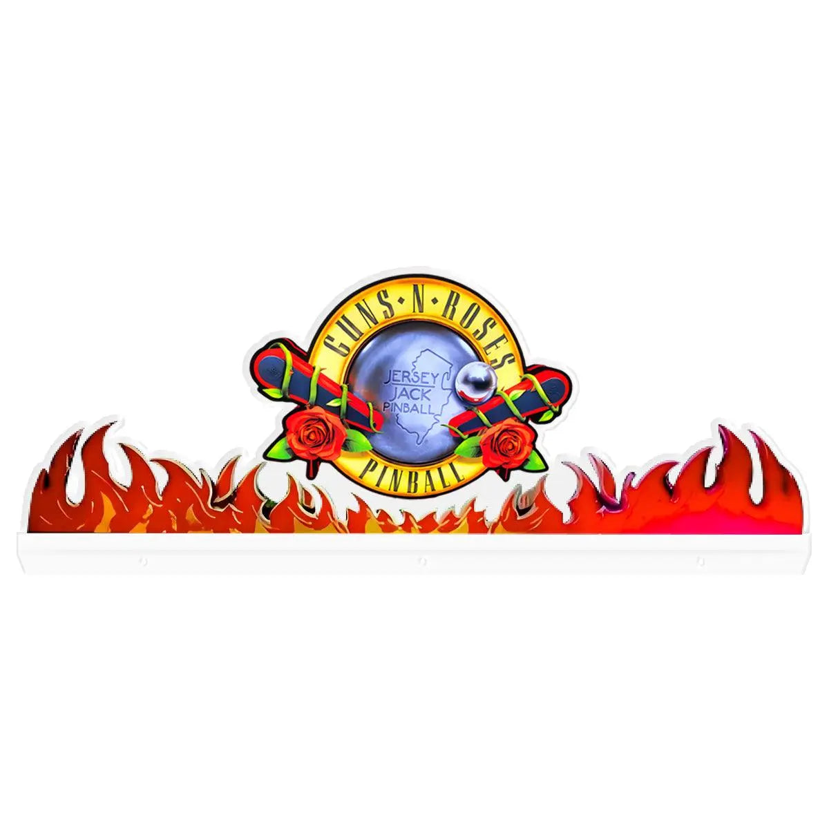 Guns N' Roses Pinball Acrylic LED Topper, for Pinball Machine, Pinball Topper FYLZGO Signs
