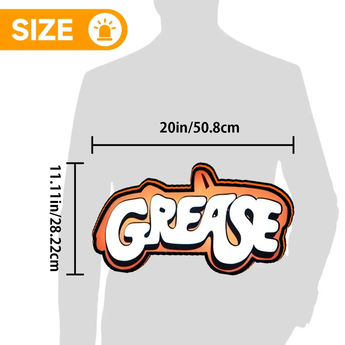 GREASE SPECIAL Logo Led lightbox for Pinball Machine, 3D Printed Lightbox USB Powered & Full Dimmable FYLZGO Signs