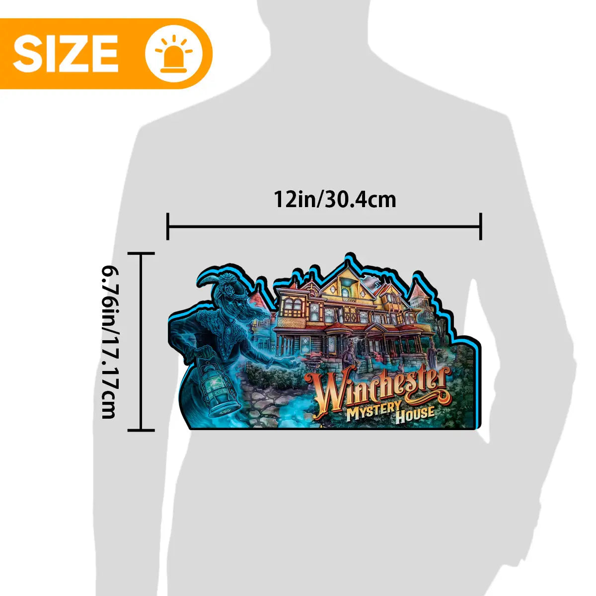 Winchester Mystery House Pinball Topper Lightbox for Barrel of Fun Pinball Machine, Arcade Gaming Light box for Man's Cave FYLZGO Signs