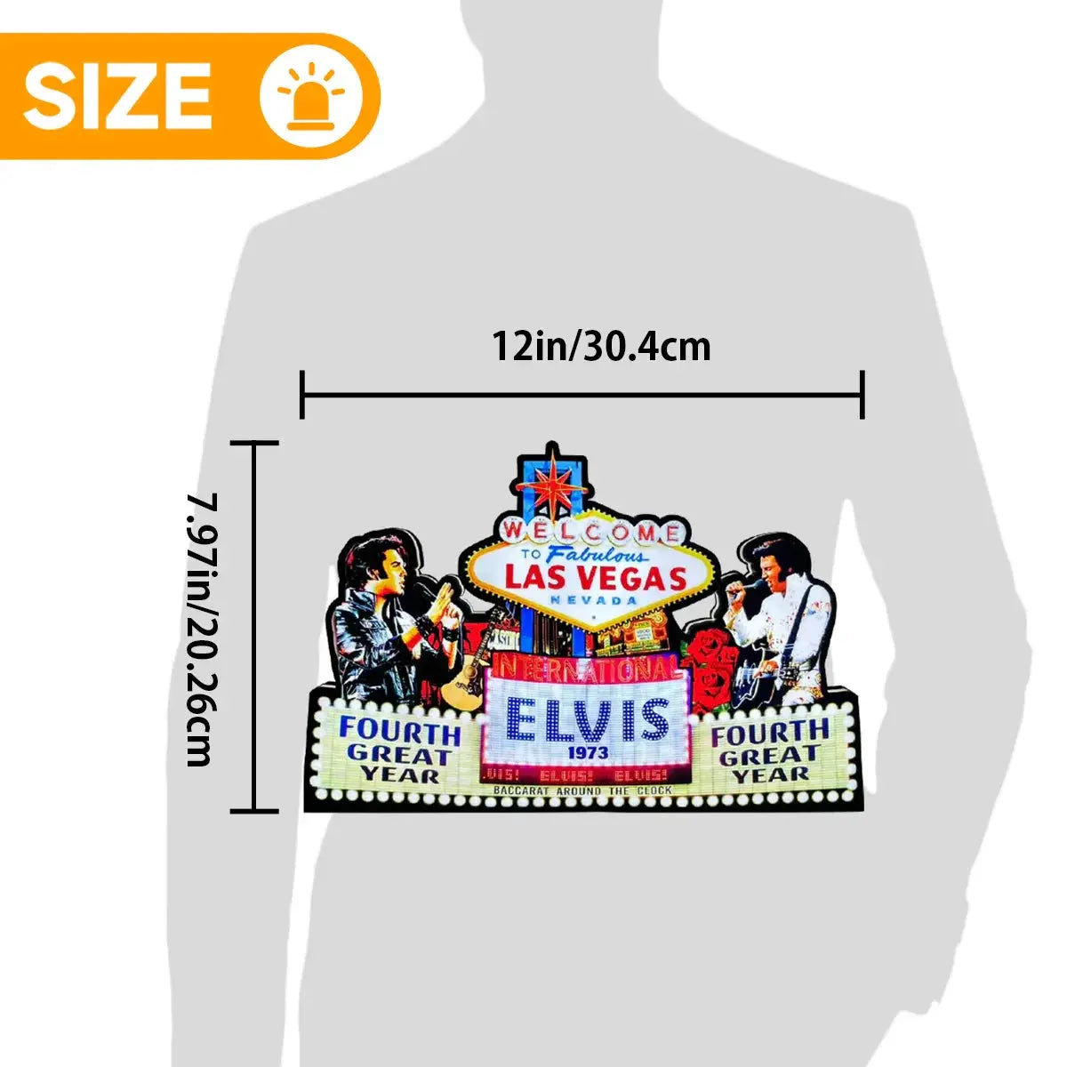 Elvis Presley Pinball Topper 3D Printed LED Light Box, Pinball Arcade Game Lightbox for Rock 'n' Roll Fans,Perfect for Game Room or Pinball Machine FYLZGO Signs