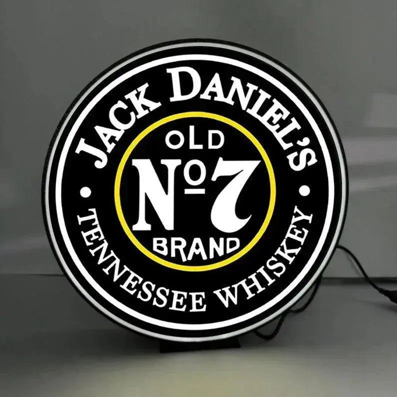 Jack Daniel's  3D printed lightbox logo led light box Bar Sign FYLZGO Signs