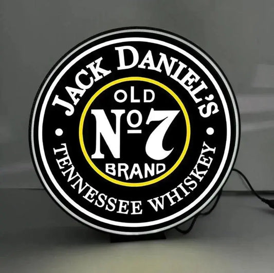Jack Daniel's  3D printed lightbox logo led light box Bar Sign FYLZGO Signs