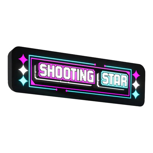 Shooting Star Claw Crane Acrylic LED Topper, for Claw Machine, Crane claw machine Topper FYLZGO Signs