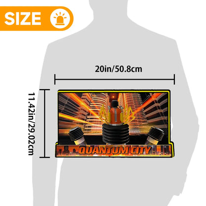Dialed In Pinball Topper for JJP Pinball Machine, 3D Printed Lightbox USB Powered & Full Dimmable FYLZGO Signs