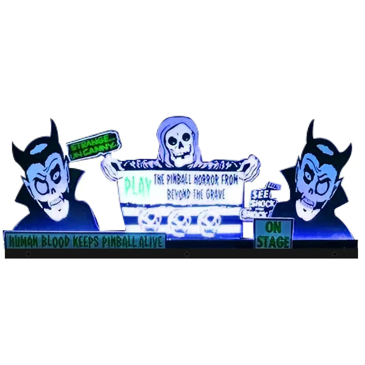 Rob Zombie Pinball Topper 3D Acrylic LED Topper, For Spooky Pinball Mahine, Pinball Topper FYLZGO Signs