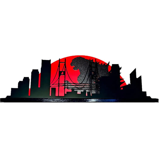 Godzilla 70th Anniversary Pinball Silhouette Topper FYLZGO Signs