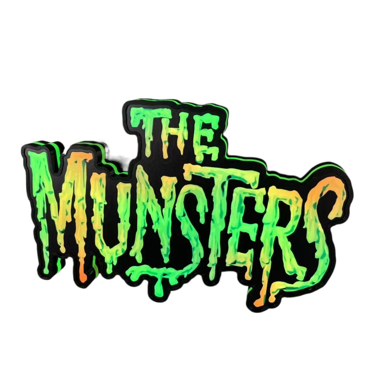 The Munsters Pinball LED Lightbox, The Munsters Pinball Topper, USB powered and with Dimming Function, design for Stern Pinball Neounik
