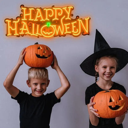Halloween Neon Sign, BOO'D Neon Sign, Halloween Party Sign,Halloween sign, Halloween Decor, Pumpkin Neon Sign, Pumpkin Decor FYLZGO Signs