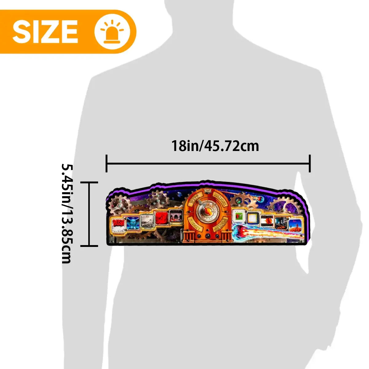 New Arrival Rush Pinball Topper  Led Lightbox, USB plug Dimmer, Pinball Arcade Decor, Perfect for Game Room or Pinball Machine FYLZGO Signs