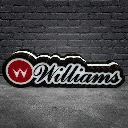 Bally Pinball Logo 3D Printed LED Lightbox Game Lightbox Logo 3D LED Light Box Retro Mega Drive Logo LED Lightbox Arcade Games Lightbox FYLZGO Signs