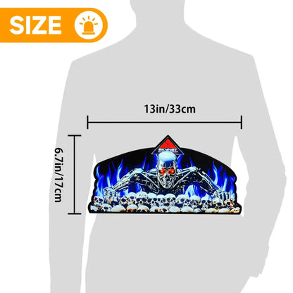 Terminator 2 Judgment Day Pinball Topper LED Lightbox, 3D Printed Lightbox Rock Your Game FYLZGO Signs