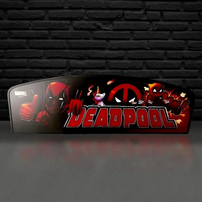 New Arrival Deadpool Pinball LED Lightbox, Deadpool Pinball Topper, Dimmable, and USB powered FYLZGO Signs