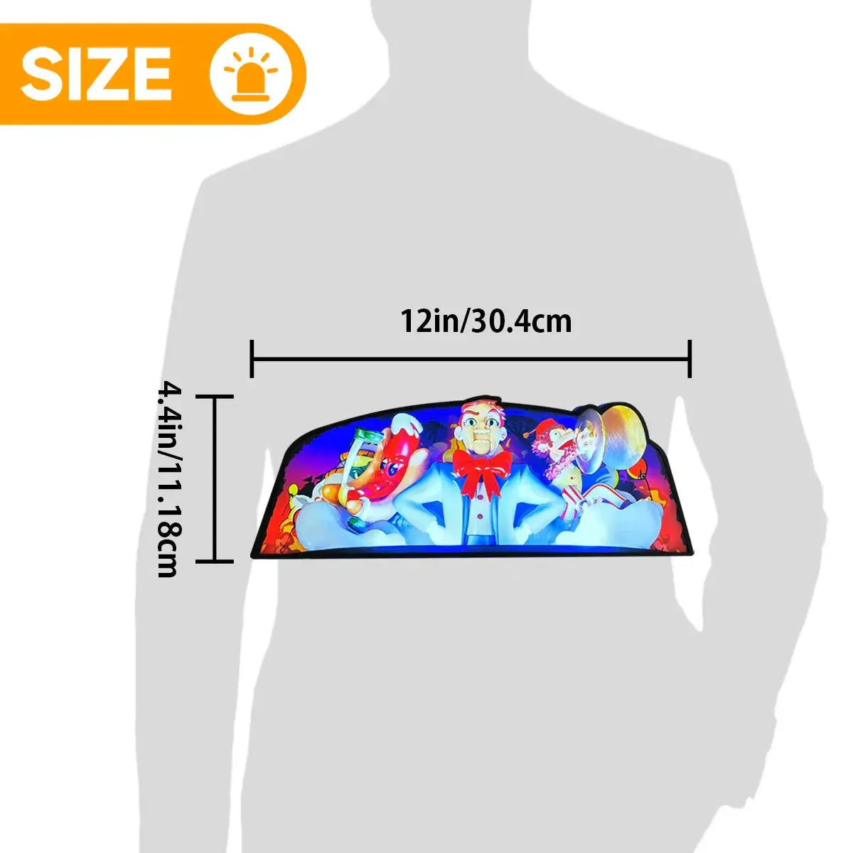 Funhouse 2.0 Pinball Topper LED Lightbox, 3D Printed Lightbox Rock Your Game FYLZGO Signs