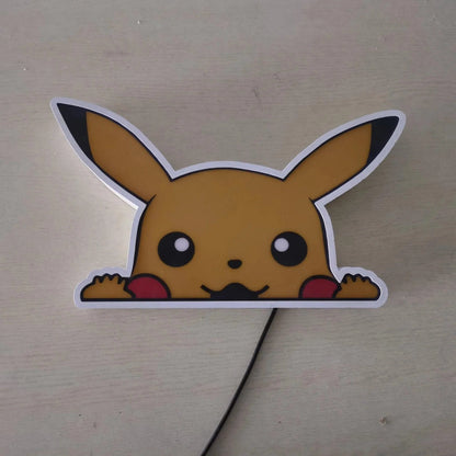 Logo Sign Pikachu Neon Cartoon LED Light Wall Decor Night Light - FYLZGO Signs